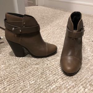Rag & Bone Harrow Boots in Brown Leather